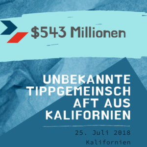 Unbekannte Tippgemeinschaft aus Kalifornien
