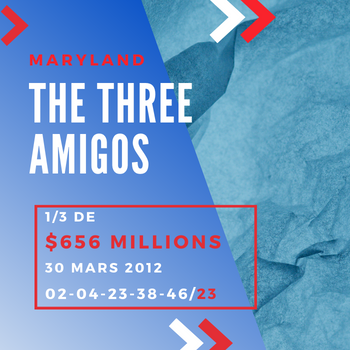 The Three Amigos - gagnants Mega Millions